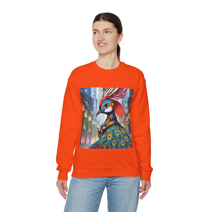 Techno Plumes Unisex Heavy Blend™ Crewneck Sweatshirt