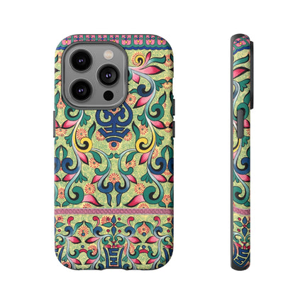 Colorful Flower Pattern by Owen Jones Phone Cases