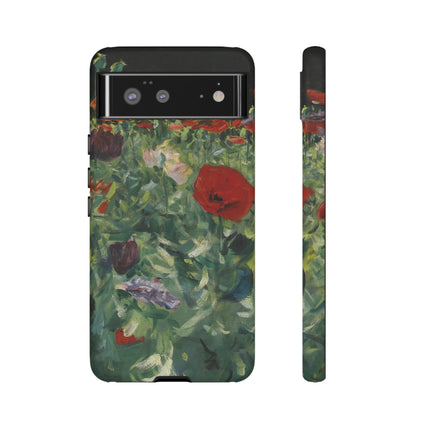 Poppies (A Study of Poppies for Carnation, Lily, Lily, Rose) by John Singer Sargent Phone Cases