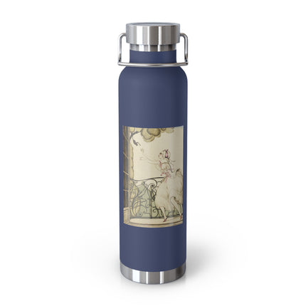 Sur talons rouges (On Red Heels) pl 02 by Gerda Wegener Copper Vacuum Insulated Bottle, 22oz