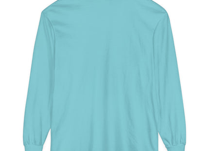 Cyberpunk Leopard Garment-dyed Long Sleeve T-Shirt