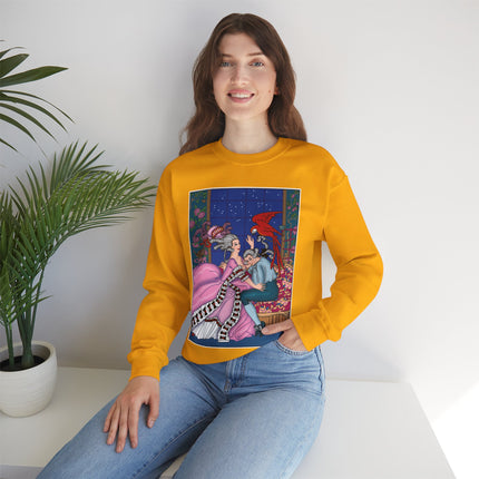 The Jealous Parrot by George Barbier Heavy Blend™ Crewneck Sweatshirt