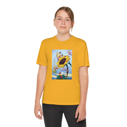 Sunflower Fairies by Margaret Tarrant Youth Competitor Tee – Golden Garden Magic & Storybook Wonder