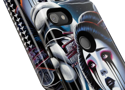 Geisha’s Black Ink Tears Phone Cases