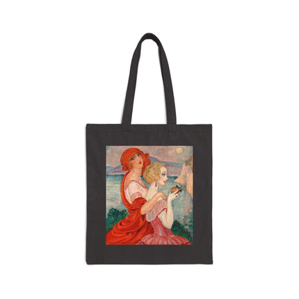 Sur la Route d'Anacapri by Gerda Wegener Cotton Canvas Tote Bag