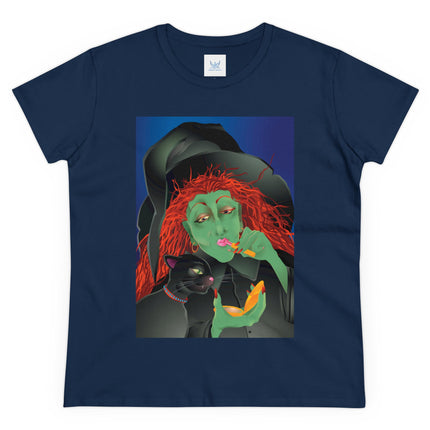 Mirror, Mirror A Witch's Touch Women's Midweight Cotton Tee