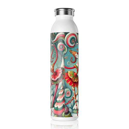 Christmas Ballet of the Absurd Slim Water Bottle