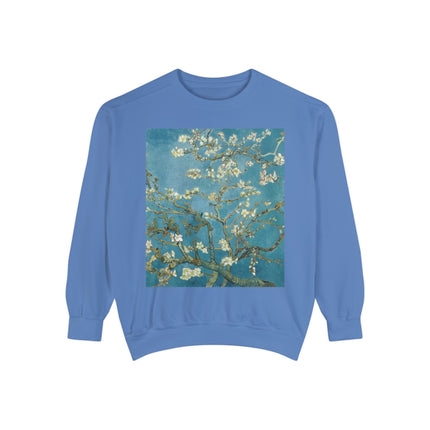 Almond Blossom by Vincent van Gogh Unisex Garment-Dyed Sweatshirt