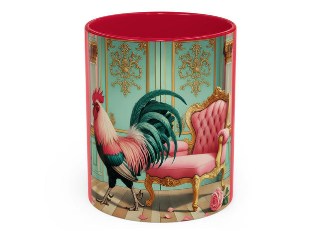 The Salon Rooster Colorful Mugs (11oz, 15oz)