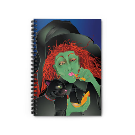 Mirror, Mirror A Witch's Touch Spiral Notebook - Ruled Line