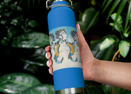 Reproduction of Ladies in Blue by Emile Gilliéron Copper Vacuum Insulated Bottle, 22oz