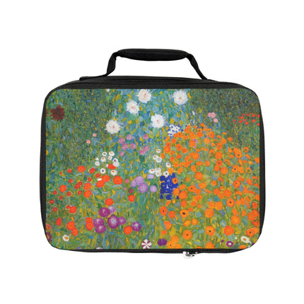 Cottage Garden by Gustav Klimt Lunch Bag