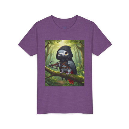 The African Grey Sentinel Youth Short Sleeve Tee