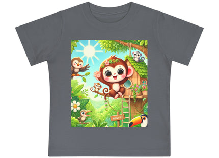 Monkey Treehouse Adventure Baby Short Sleeve T-Shirt