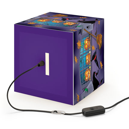 Whimsical Halloween Mischief Light Cube Lamp