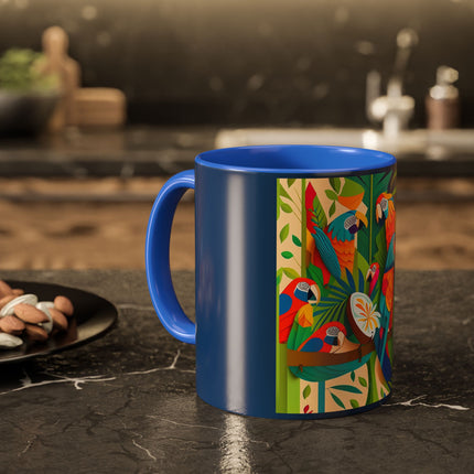 Colorful Macaws Colorful Mugs (11oz, 15oz)