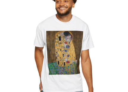 The Kiss by Gustav Klimt Unisex Garment-Dyed T-shirt