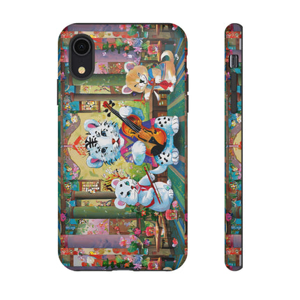 Melodies of the Snow Lion Cub Phone Cases