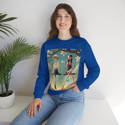 Whispers on the Spring Swing Heavy Blend™ Crewneck Sweatshirt