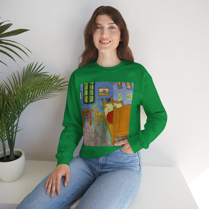 The Bedroom by Vincent van Gogh Heavy Blend™ Crewneck Sweatshirt