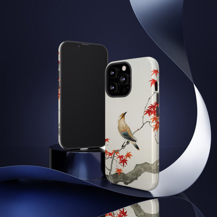 Japanese Bird on Maple by Ohara Koson Phone Cases