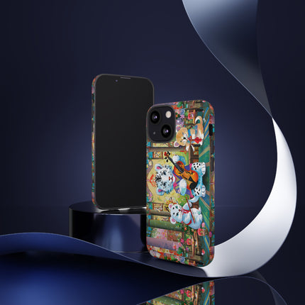 Melodies of the Snow Lion Cub Phone Cases