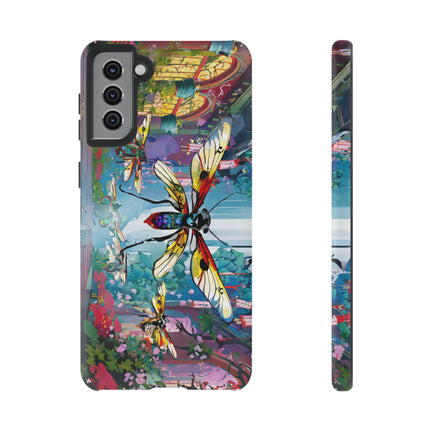 Neon Swarm Phone Cases