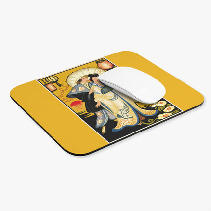 Golden Embrace Mouse Pad, Rectangle