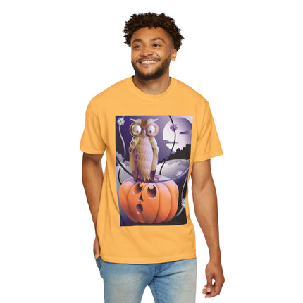 The Startled Pumpkin Unisex Garment-Dyed T-shirt