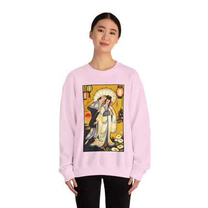 Golden Embrace Heavy Blend™ Crewneck Sweatshirt