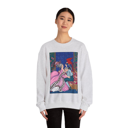 The Jealous Parrot by George Barbier Heavy Blend™ Crewneck Sweatshirt