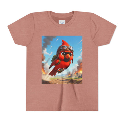 Cardinal Dive Bomber Youth Short Sleeve Tee