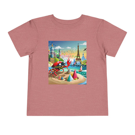 Crab Architect Toddler Short Sleeve Tee