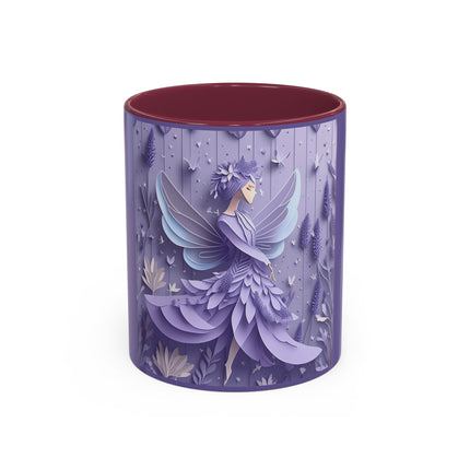 Lavender Fairy Colorful Mugs (11oz, 15oz)
