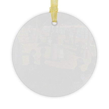 A Sunday on La Grande Jatte by Georges Seurat Glass Ornament
