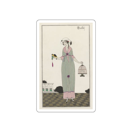 Robe de linon (Linen Dress) by Charles Martin Die-Cut Stickers (5 Sizes)