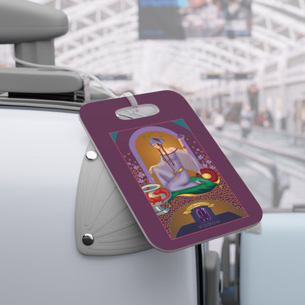 February & Amethyst (from the Gem Series) by Sofia Chiostri Luggage Tags