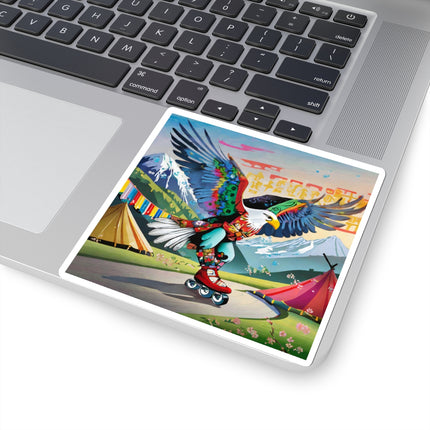 Eagle Skater Kiss-Cut Stickers (4 Sizes)