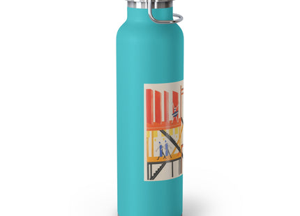 Maquettes de Théatre 4 by Alexandra Exter Copper Vacuum Insulated Bottle, 22oz