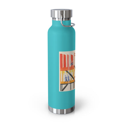 Maquettes de Théatre 4 by Alexandra Exter Copper Vacuum Insulated Bottle, 22oz