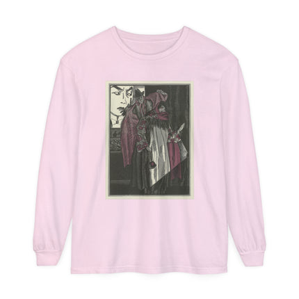 L’écran by Fernand Siméon Garment-dyed Long Sleeve T-Shirt