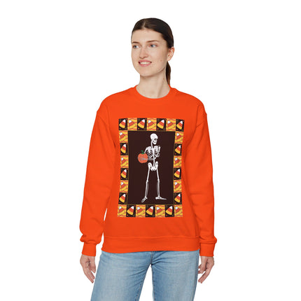 Candy Corn Skeleton Unisex Heavy Blend™ Crewneck Sweatshirt