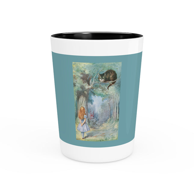 “I growl when I’m pleased, and wag my tail when I’m angry” by Sir John Tenniel Ceramic Shot Glass