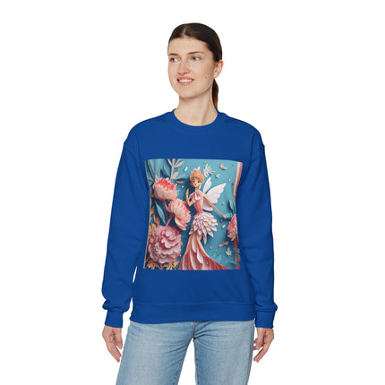 Peony Fairy Unisex Heavy Blend™ Crewneck Sweatshirt