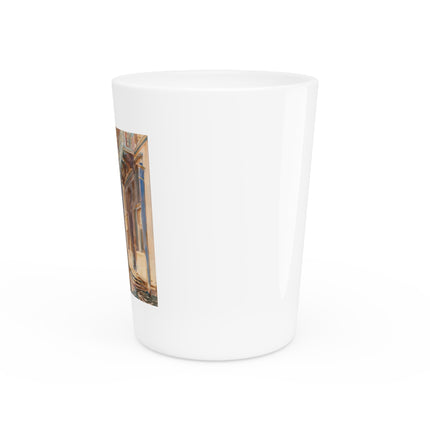 Gondola Moorings on the Grand Canal by John Singer Sargent Ceramic Shot Glass