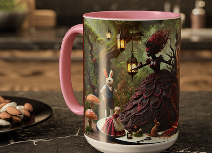 Malice in Wonderland – Gothic Halloween Colorful Mugs (11oz, 15oz)