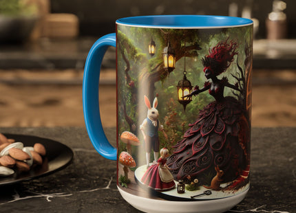 Malice in Wonderland – Gothic Halloween Colorful Mugs (11oz, 15oz)
