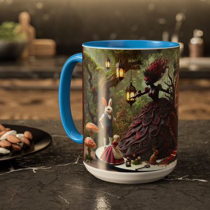 Malice in Wonderland – Gothic Halloween Colorful Mugs (11oz, 15oz)