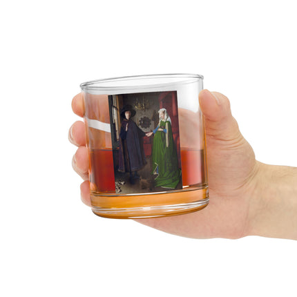 Arnolfini Portrait by Jan Van Eyck Rocks Glass, 10oz