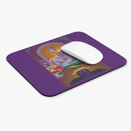 February & Amethyst (from the Gem Series) by Sofia Chiostri Mouse Pad, Rectangle